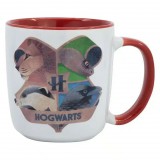 KORREKT WEB Harry Potter Houses porcelán bögre 415 ml (14 oz) Díszdobozban
