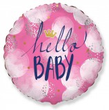 KORREKT WEB Hello Baby Girl fólia lufi 48 cm