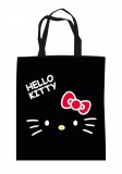KORREKT WEB Hello Kitty Black vászontáska, bevásárlótáska 44 cm