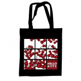 KORREKT WEB Hello Kitty Bows vászontáska, bevásárlótáska 44 cm