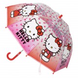 KORREKT WEB Hello Kitty Dots gyerek átlátszó esernyő Ø71 cm