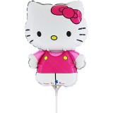 KORREKT WEB Hello Kitty Fuxia mini fólia lufi 35 cm (WP)