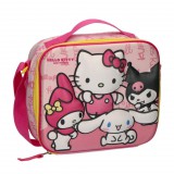 KORREKT WEB Hello Kitty Kawaii Cuties 3D thermo uzsonnás táska 24 cm