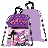 KORREKT WEB Hello Kitty Kuromi Deluxe sporttáska, tornazsák 45 cm