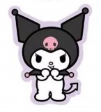 KORREKT WEB Hello Kitty Kuromi formapárna 31x36 cm