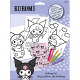 KORREKT WEB Hello Kitty Kuromi színező szett matricával