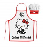 KORREKT WEB Hello Kitty Little Chef gyerek kötény 2 darabos szett