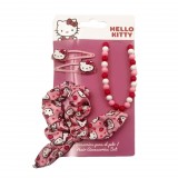 KORREKT WEB Hello Kitty Pink nyaklánc és hajkiegészítő szett