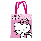 KORREKT WEB Hello Kitty Pink vászontáska, bevásárlótáska 44 cm