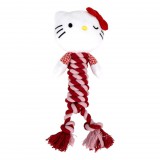 KORREKT WEB Hello Kitty Red sípoló kötél kutyajáték 30 cm
