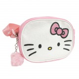 KORREKT WEB Hello Kitty Whiskers csillámos oldaltáska, válltáska