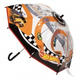 KORREKT WEB Hot Wheels Race gyerek átlátszó esernyő Ø71 cm