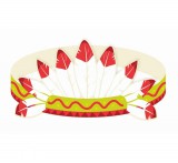 KORREKT WEB Indian Party, Indián fejpánt 3 db-os