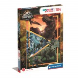 KORREKT WEB Jurassic World Beasts of the Past 104 db-os puzzle Clementoni