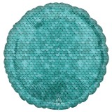 KORREKT WEB Kék flitter mintás fólia lufi 43 cm