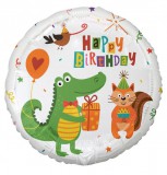 KORREKT WEB Krokodil Happy Birthday Crocodile Party fólia lufi 36 cm