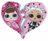 KORREKT WEB LOL Surprise Heart forma fürdőlepedő, strand törölköző 115x90 cm (Fast Dry)