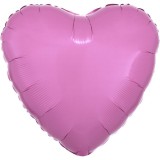KORREKT WEB Metallic Pink szív fólia lufi 43 cm