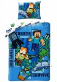KORREKT WEB Minecraft ágyneműhuzat Atlantis 140×200cm, 70×90 cm