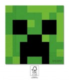 KORREKT WEB Minecraft Green szalvéta 20 db-os 33x33 cm FSC