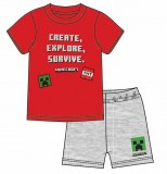 KORREKT WEB Minecraft gyerek rövid pizsama 6 év/116 cm
