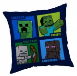KORREKT WEB Minecraft Mob Callout párna, díszpárna 40 x 40 cm