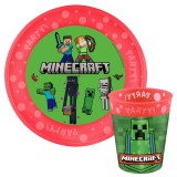KORREKT WEB Minecraft Party micro prémium műanyag szett