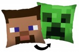KORREKT WEB Minecraft Steve Creeper párna, díszpárna 40 x 40 cm