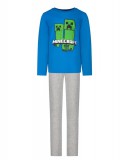 KORREKT WEB Minecraft TNT Blue gyerek hosszú pizsama 6 év / 116 cm