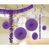 KORREKT WEB New Purple, Lila dekoráció szett 18 db-os