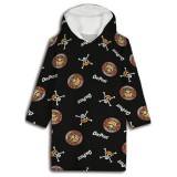 KORREKT WEB One Piece Thousand Sunny belebújós plüss polár takaró, poncsó 7-14 év