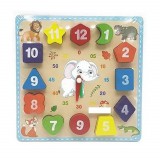 KORREKT WEB Óra puzzle fából, 10 db-os