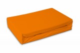 KORREKT WEB Orange, Narancssárga gumis lepedő 140x200 cm