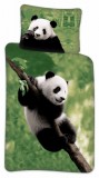 KORREKT WEB Panda gyerek ágyneműhuzat 100×140 cm, 40×45 cm