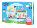 KORREKT WEB Peppa malac Home puzzle 4 az 1-ben
