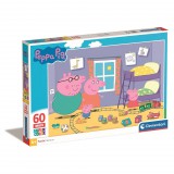 KORREKT WEB Peppa malac Play Room 60 db-os maxi puzzle Clementoni