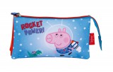 KORREKT WEB Peppa malac Rocket 3 rekeszes tolltartó 21 cm