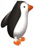 KORREKT WEB Pingvin sétáló fólia lufi 57 cm