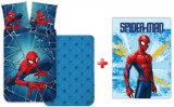 KORREKT WEB Pókember Light gyerek, ovis ágyneműhuzat és polár takaró szett