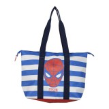 KORREKT WEB Pókember Striped strandtáska 47 cm