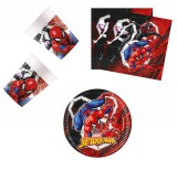 KORREKT WEB Pókember World of Webs party szett 36 db-os 20 cm-es tányérral