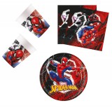 KORREKT WEB Pókember World of Webs party szett 36 db-os 23 cm-es tányérral