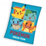 KORREKT WEB Pokémon Dream Team flanel polár takaró 110x140cm