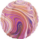 KORREKT WEB Purple Circle, Lila Fólia lufi 43 cm