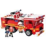 KORREKT WEB QMAN® W12013 - legó-kompatibilis építőjáték - 539 db építőkocka - Tűzvonalból mentés