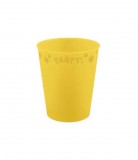 KORREKT WEB Sárga Yellow micro prémium műanyag pohár 250 ml