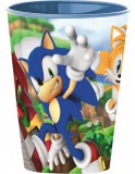 KORREKT WEB Sonic a sündisznó Adventure műanyag pohár 260 ml