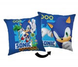 KORREKT WEB Sonic a sündisznó Coin Chase párna, díszpárna 40x40 cm