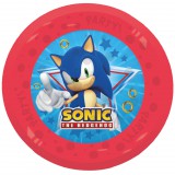 KORREKT WEB Sonic a sündisznó Sega micro prémium műanyag lapostányér 4 db-os szett 21 cm