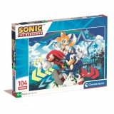 KORREKT WEB Sonic a sündisznó Star 104 db-os puzzle Clementoni